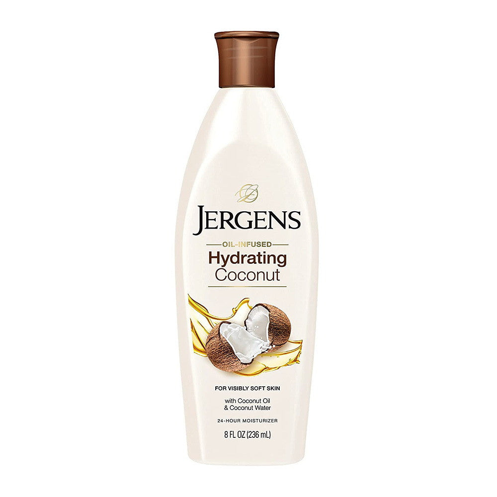Jergens Hydrating Coconut Moisturizing Lotion For Dry Skin, 8 oz